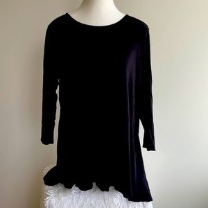 Women’s black dress shirt